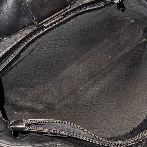 Bally Vintage Black Leather Tote Bag made in Italy 🇮🇹 - Picture 4 of 7